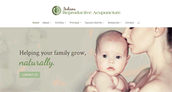 Desktop Screenshot of indianareproductiveacupuncture.com